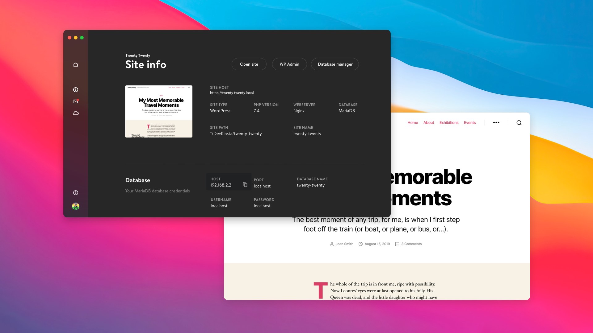 DevKinsta - Your Free Local WordPress Development Suite